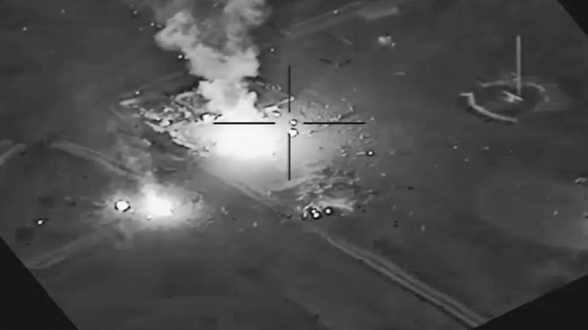 حمله آمريكا به مواضع حشدالشعبي در مرز سوريه و عراق 