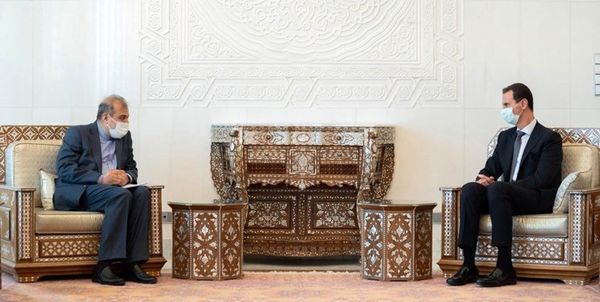 ديدار دستيار ويژه وزير امور خارجه ايران با بشار اسد