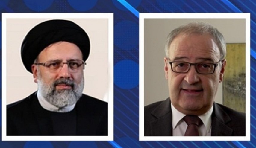 الرئيس الايراني المنتخب يتلقى برقية تهنئة من الرئيس السويسري