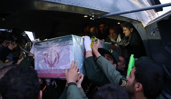 رفات 43 شهيدا من شهداء الدفاع المقدس تصل الى ايران