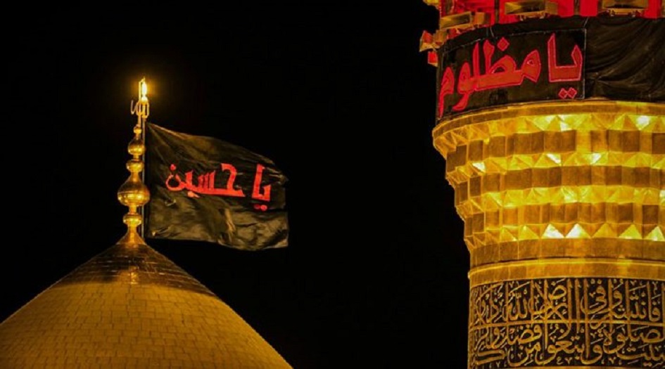 العتبة الحسينية تعلن إلغاء مراسم إستبدال راية الحزن مراعاة للظروف الصحية