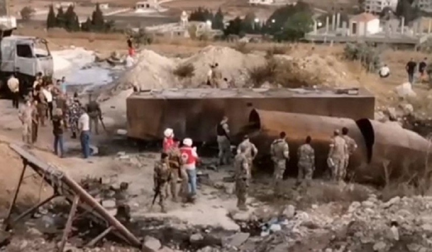 استمرار عمليات بحث عن ضحايا ومفقودين انفجار عكار شمال لبنان