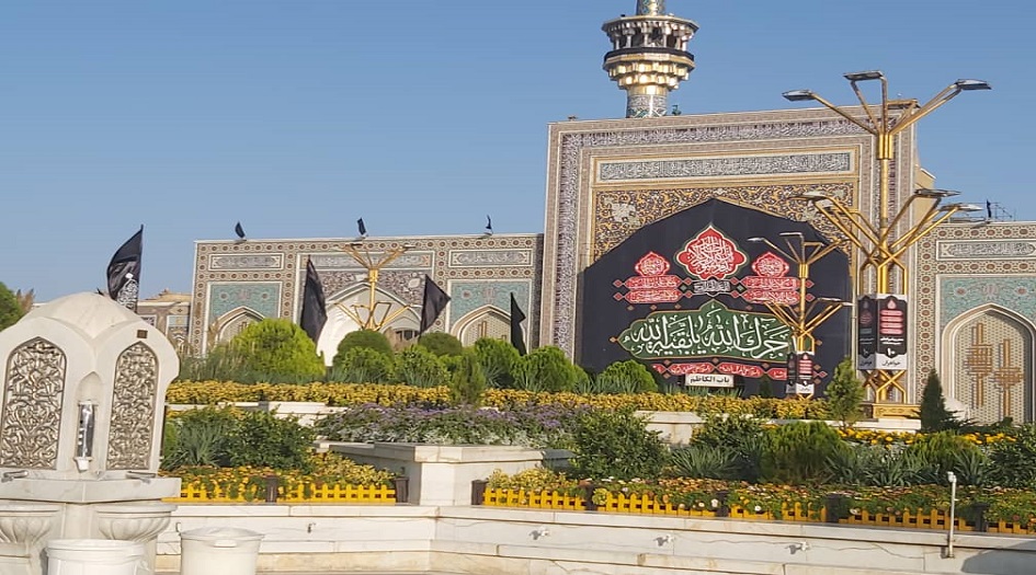 صور خاصة من الحرم الرضوي الشريف اليوم