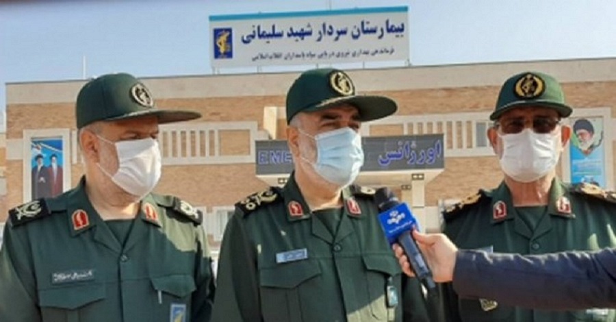 الحرس الثورة الاسلامية يعمل على تحقيق اوامر السيد القائد حول مكافحة كورونا