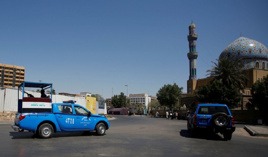 استنفار شرطة بغداد في عملية محاكاة لتأمين الانتخابات التشريعية