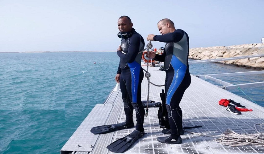 انطلاق "بطولة الغوص العميق لجيوش العالم" في ايران