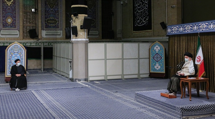 گزارش تصويري از نخستين ديدار هيئت دولت سيزدهم با رهبر انقلاب +عكس