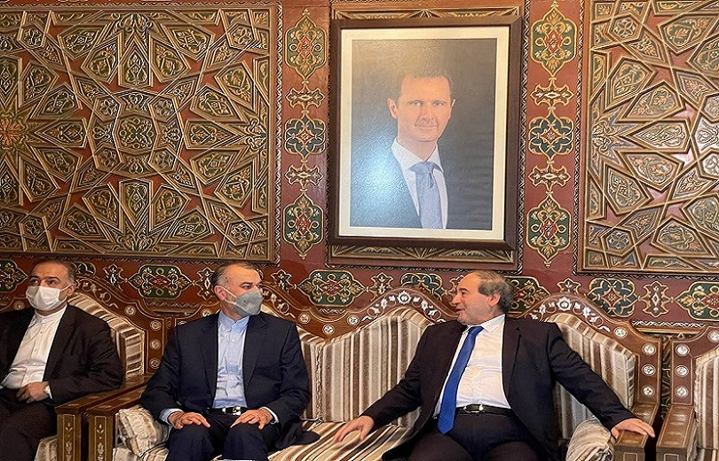 وزير الخارجية الايراني: طهران ودمشق ستتخذان خطوات كبيرة بوجه الارهاب الاقتصادي