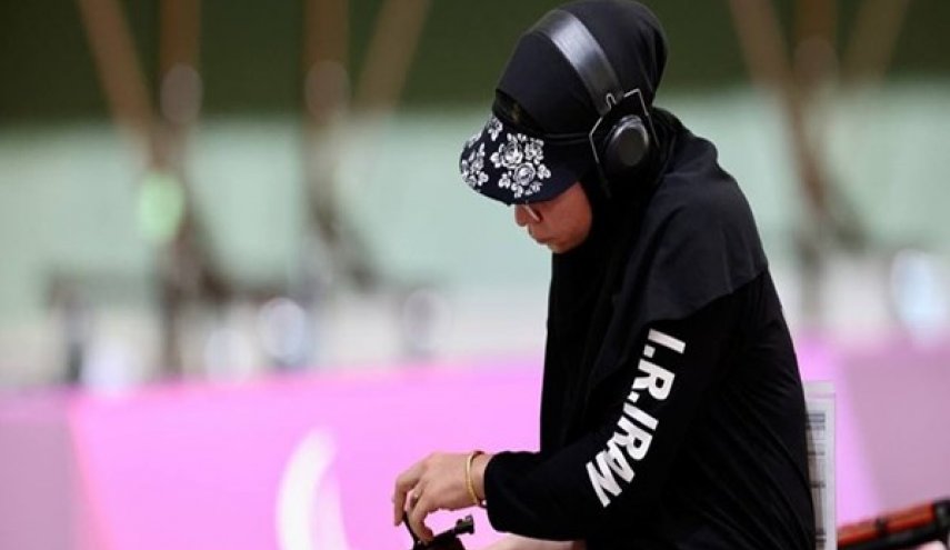 الإيرانية "سارة جوانمردي" تحرز "ذهبية" مسدس الهواء