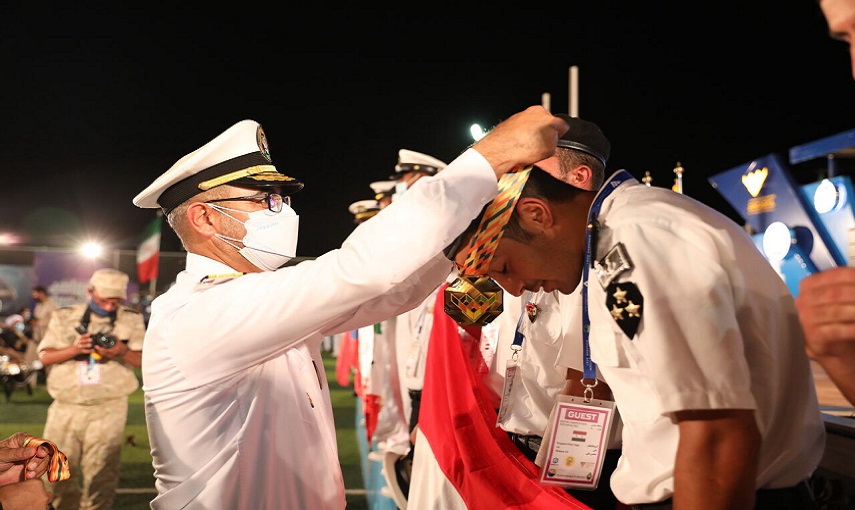 إيران وروسيا تتقاسمان بطولة العالم في مسابقات الغوص للجيش