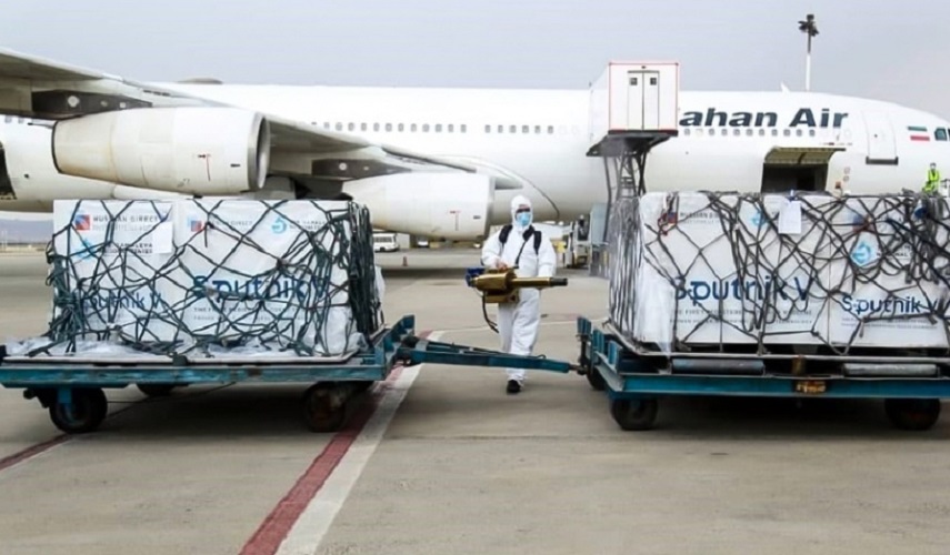 وصول شحنة جديدة من لقاح كورونا الى ايران تضم 5 ملايين جرعة