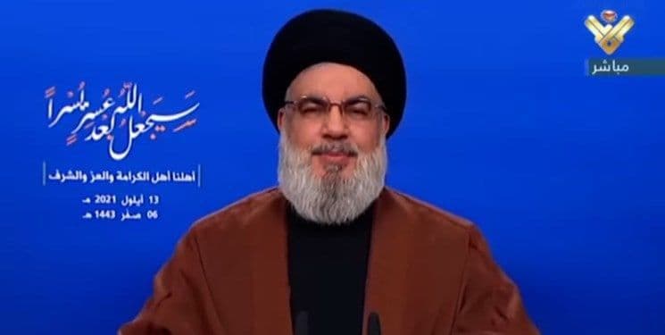 پيام سيد حسن نصرالله در آستانه ورود تانكرهاي حامل سوخت ايران به لبنان