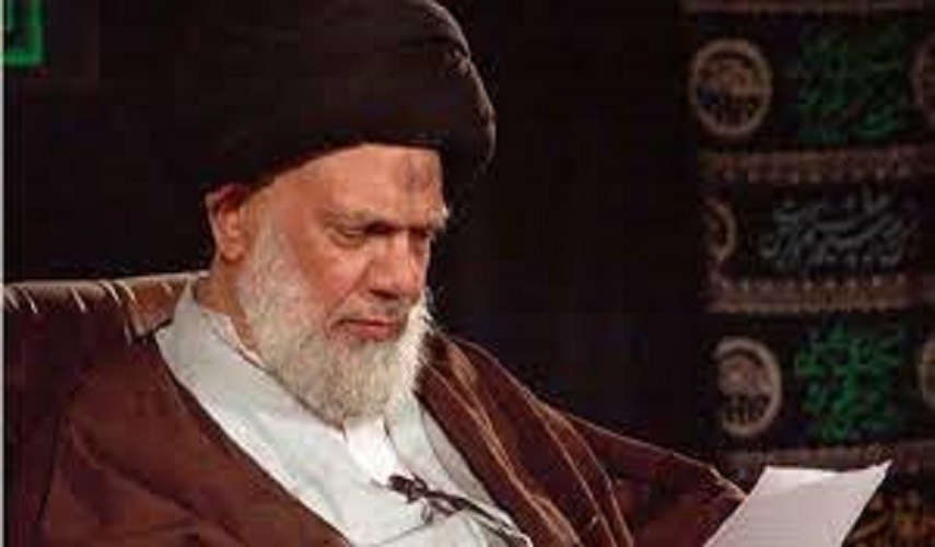 المرجع الديني الحسيني الحائري يدعو الشعب العراقي للمشاركة الواسعة في الانتخابات المقبلة