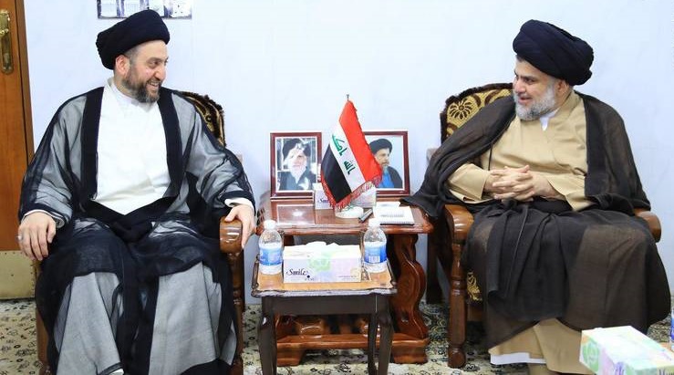 ديدار عمار حكيم و  مقتدي صدر درباره تشكيل دولت جديد عراق