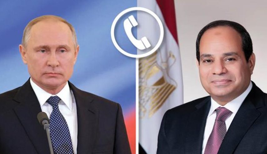 بوتين والسيسي يبحثان التعاون الثنائي والمشاريع المشتركة 