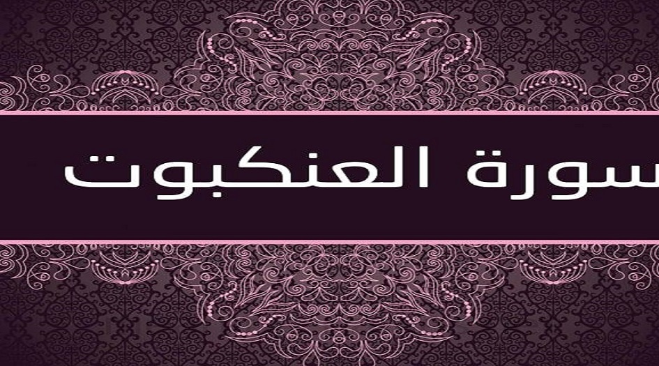 سورة العنكبوت... فضل و أسرار العنكبوت