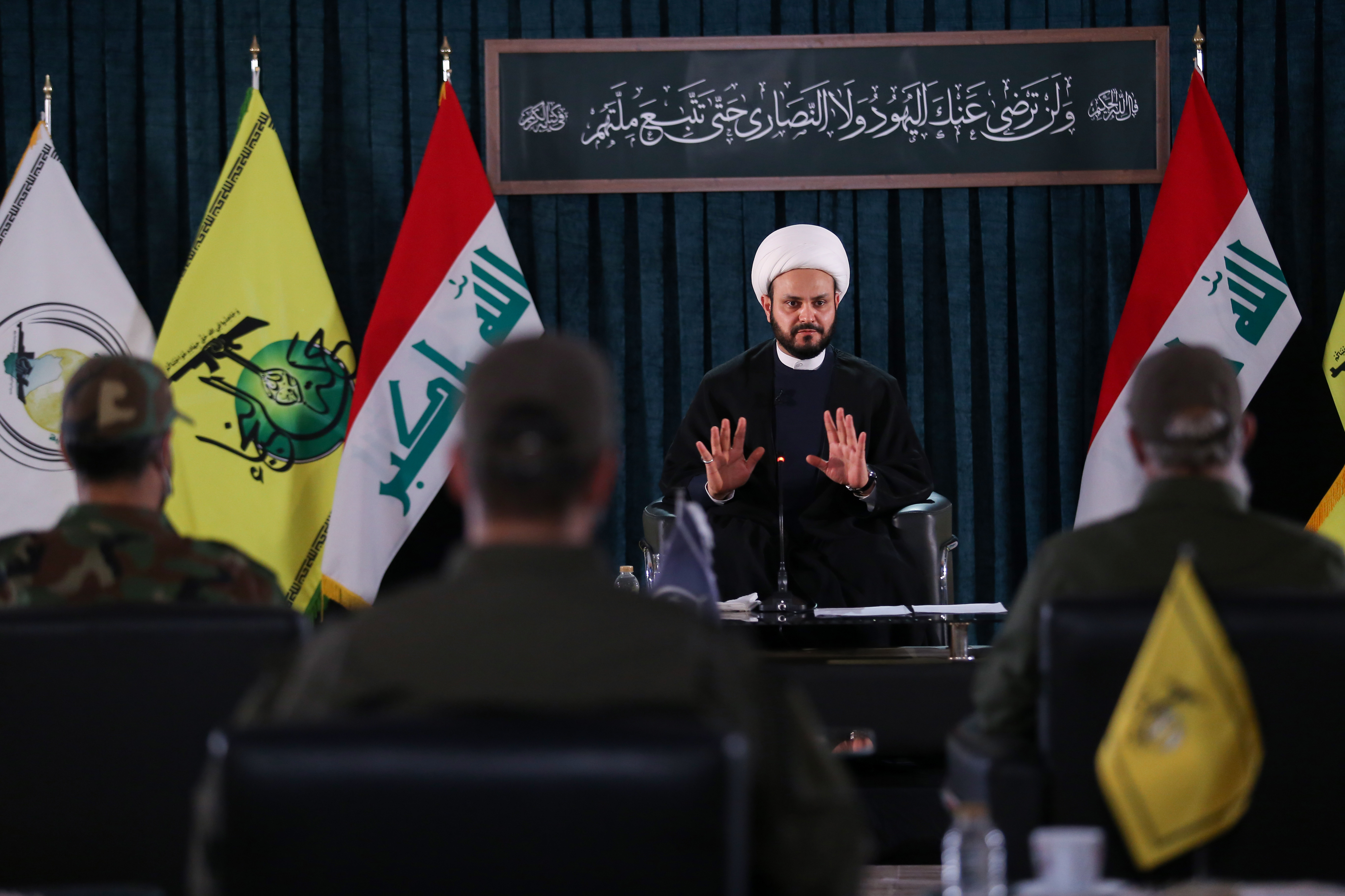 دبيركل نُجَباء در جمع گروه‌هاي مقاومت ضداشغالگري؛  آمريكا پايان ۲۰۲۱ از عراق خارج نمي‌شود
