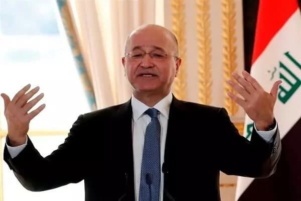 رئيس جمهور عراق:  «شهيد سليماني» در لحظه‌اي سخت و بحراني به كمك عراق آمد