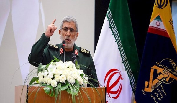 العميد قاآني: سنوفر ارضية الانتقام من الاميركيين من داخل منازلهم