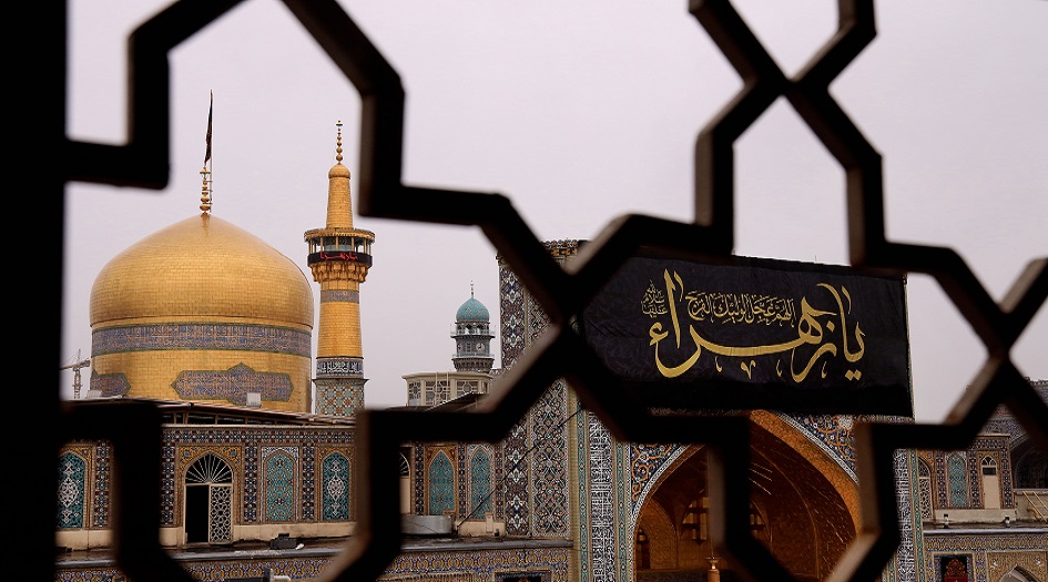 إحياء مراسم ذكرى استشهاد فاطمة الزهراء (سلام الله عليها)  في العتبة الرضوية المقدسة