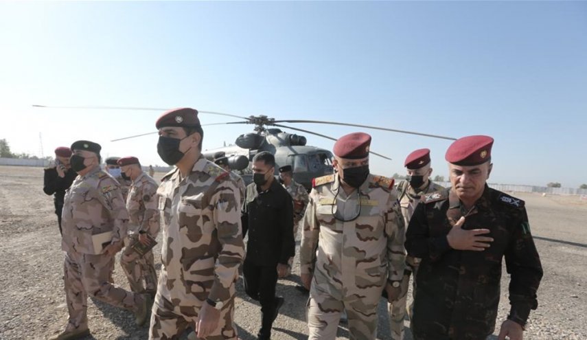 رئيس أركان الجيش العراقي يعقد اجتماعا أمنيا في قيادة عمليات ديالى