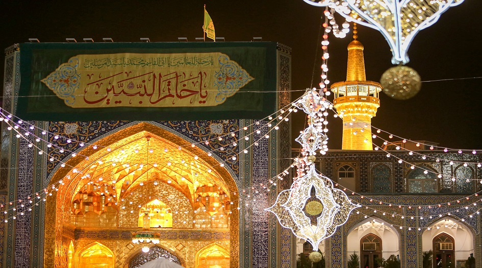 العتبة الرضوية المقدسة تحيي ذكرى المبعث النبوي الشريف
