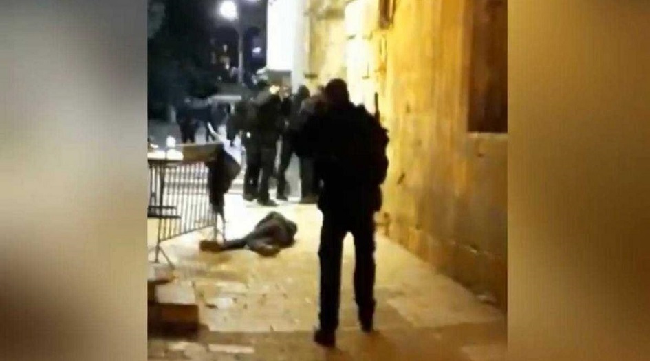  استشهاد فلسطيني برصاص الاحتلال بزعم تنفيذه عملية طعن +فيديو 