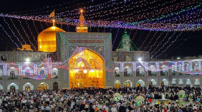 مواقيت الأذان لمدينة مشهد المقدسة وضواحيها ليوم الثلاثاء