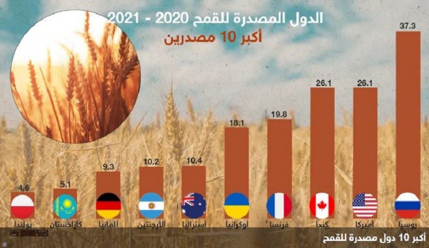 هذه هي أكبر الدول المصدرة للقمح في العالم