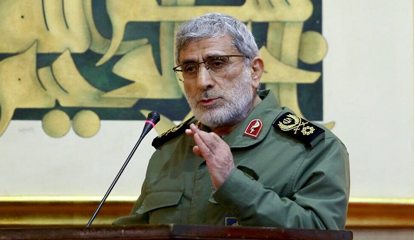 قاآني: بات الصهاينة ينامون ليلهم في رعب وهلع