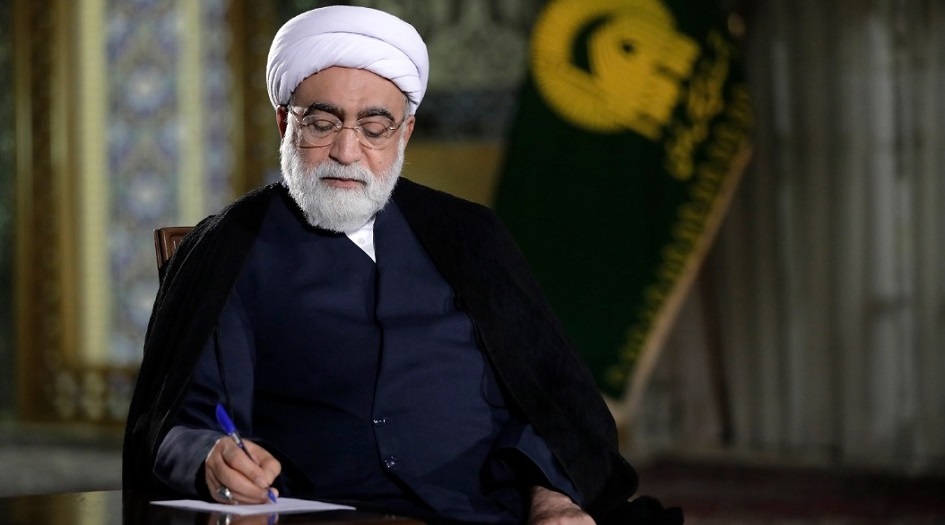 سادن العتبة الرضوية يهنئ  السادن الجديد لعتبة السيد عبد العظيم الحسني