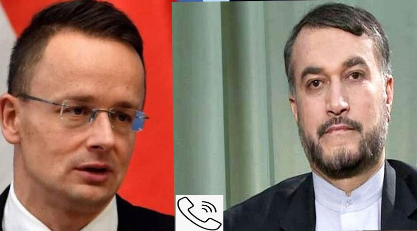 عبد اللهيان لنظيره المجري : مفاوضات فيينا تحرز تقدما كبيرا