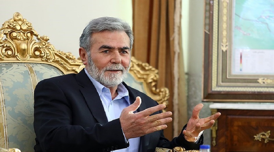 في اتصال هاتفي.. النخالة يهنأ والد الشهيد رعد حازم 