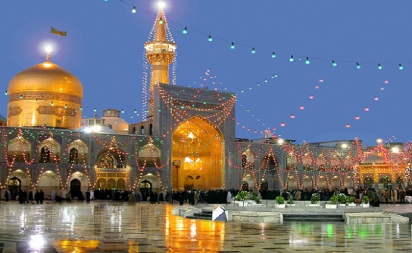 أوقات الأمساك والأذان لمدينة مشهد المقدسة ليوم الأحد