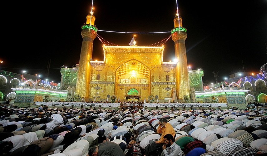 أوقات الأمساك والأذان لمدينة النجف الأشرف ليوم الثلاثاء