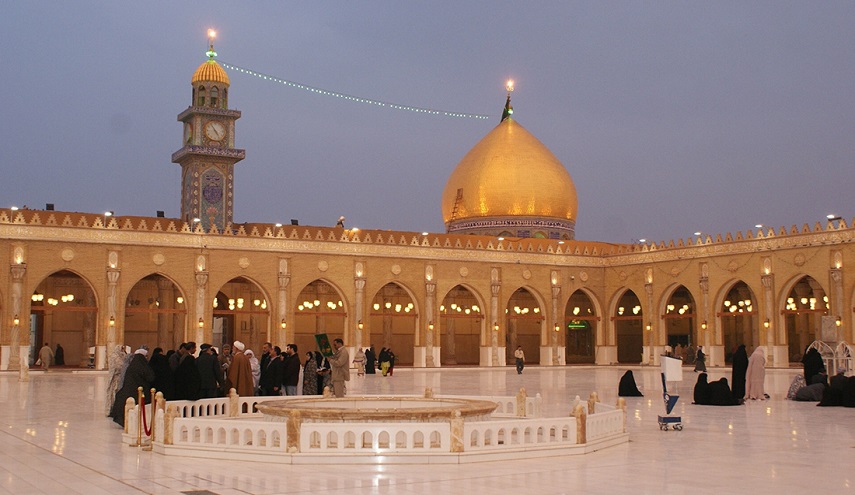 أوقات الأمساك والأذان لمدينة النجف الأشرف ليوم السبت