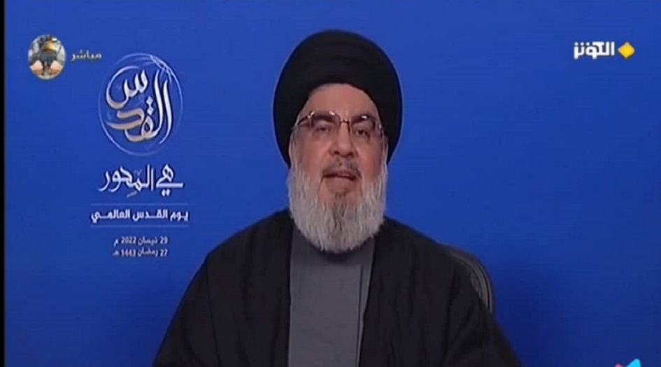 السيد نصر الله: الشعب الفلسطيني أثبت للجميع انه لن ينسى قضيته
