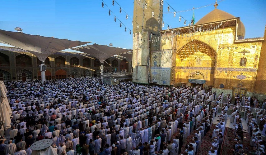 أوقات الأذان لمدينة النجف الأشرف ليوم الثلاثاء