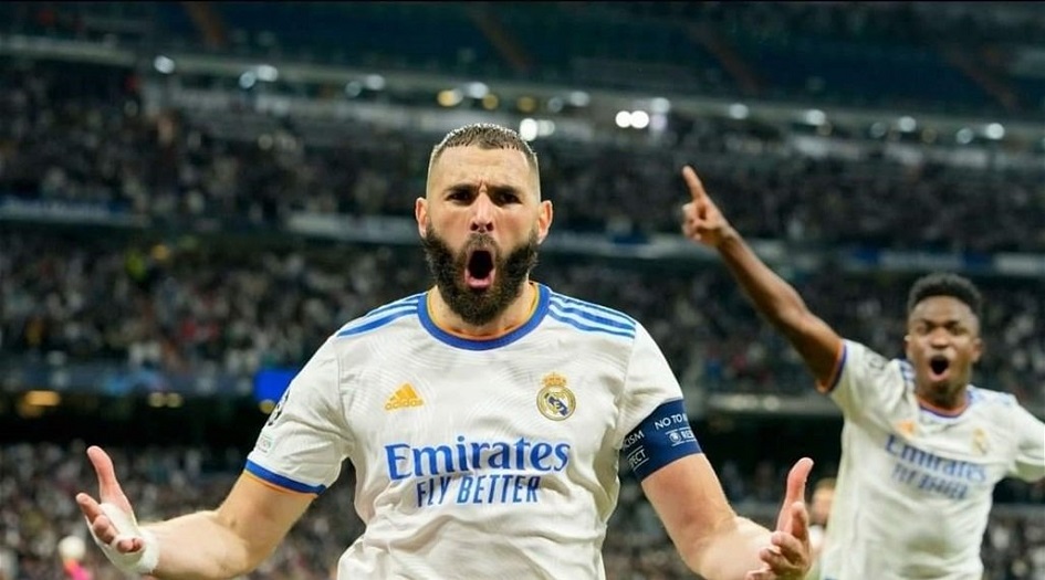 بنزيما يقترب من معادلة رقم قياسي لرونالدو