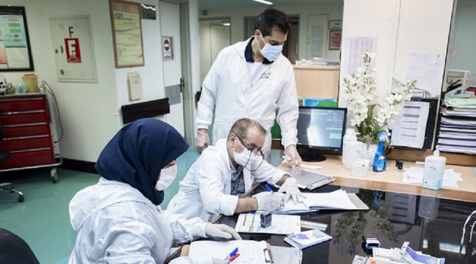 انخفاض عدد وفيات كورونا  في ايران الى اقل من 10 اشخاص خلال الـ 24 ساعة