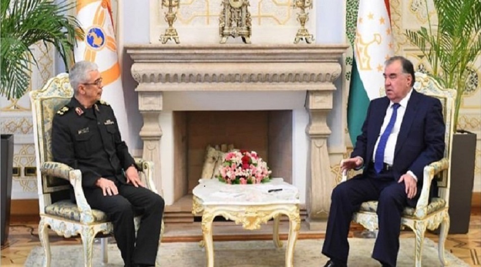 اللواء باقري يلتقي الرئيس الطاجيكي