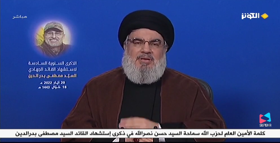 السيد نصر الله: نحن ذاهبون في لبنان الى وضع فيه تحديات كبيرة جدا