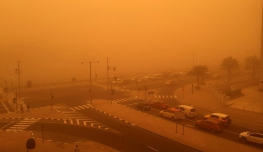  العواصف الترابية تهدد 45 رحلة جوية عراقية غدا 