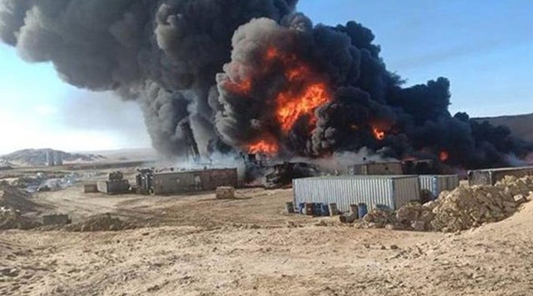 انفجار در انبار بزرگ مهمات در شمال ادلب