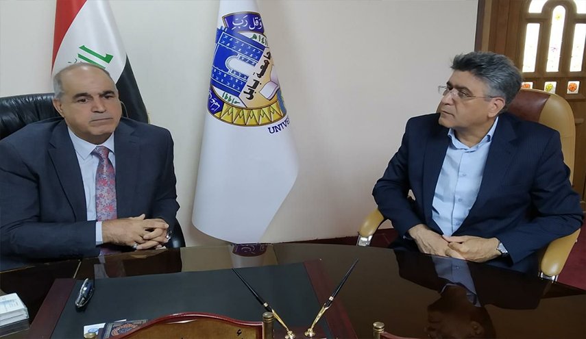 توقيع مذكرة تفاهم بين جامعة بابل و جامعة طهران