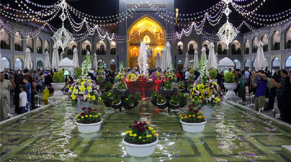 احياء ذكرى ولادة الامام الرضا عليه السلام في العتبة الرضوية المقدسة