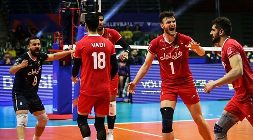 ايران تهزم استراليا لتعود الى سكة الفوز في دوري الأمم للكرة الطائرة