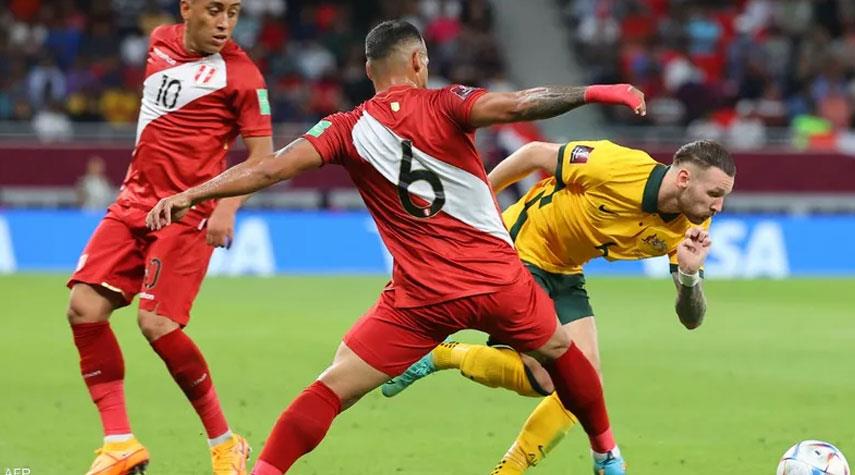 أستراليا تهزم بيرو وتتأهل إلى مونديال قطر2022