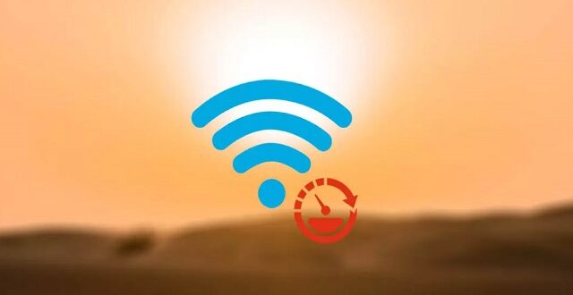 لماذا تكون سرعة الأنترنت بطيئة عندما تكون الحرارة مرتفعة ؟