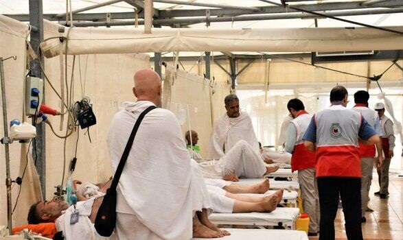 هلال احمر : مشکلی در ارائه خدمات پزشکی به حجاج ایرانی نداریم